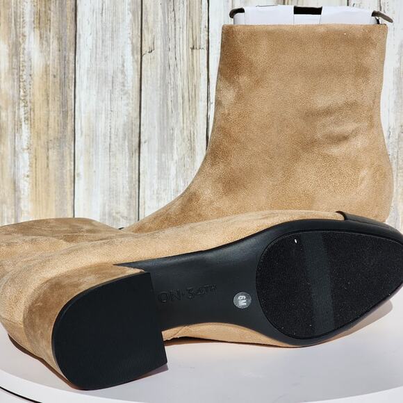 NEW - On 34th Janette Cap-Toe Booties - Size 8.5 M - Picture 9 of 10